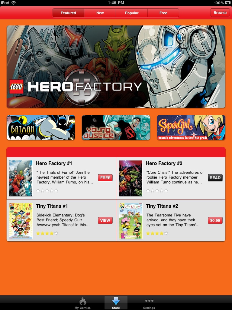 Lego hero best sale factory app