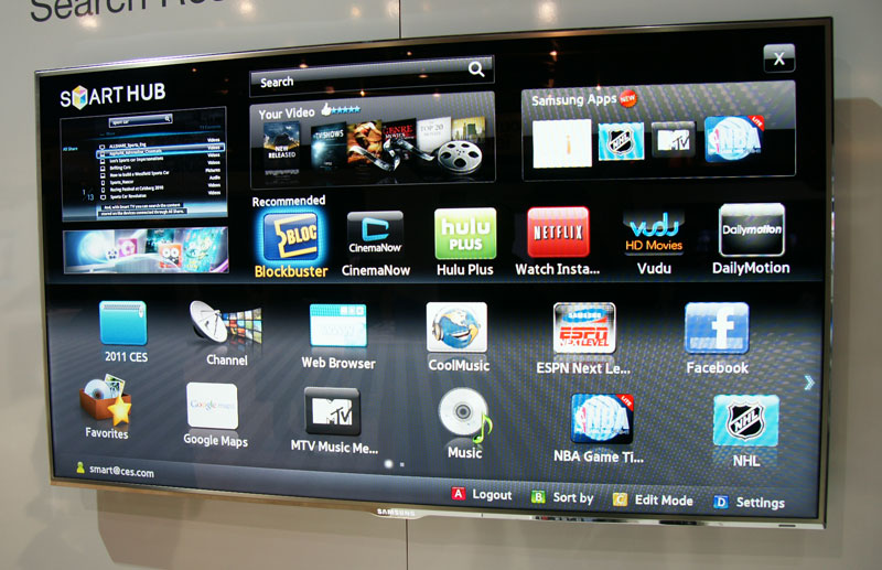 Samsung Smart TV Interface and Features 