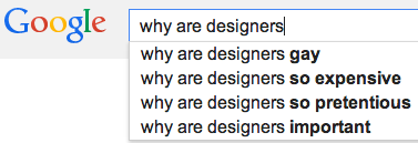 why designers