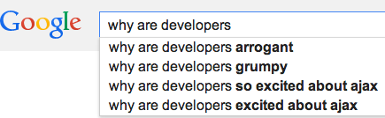 why developers