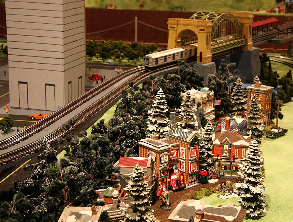 lionel train christmas village