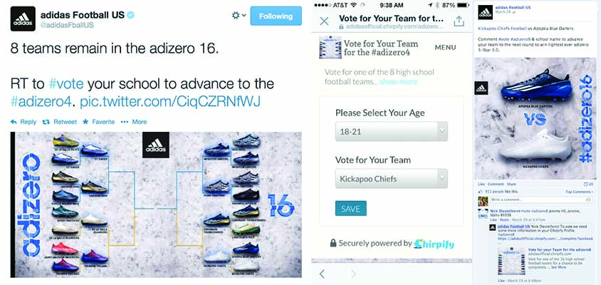 High schoolers hashtag to win Adidas gear and promote the brand Digiday