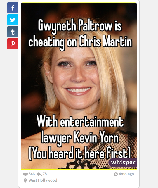 gwyneth paltrow whisper