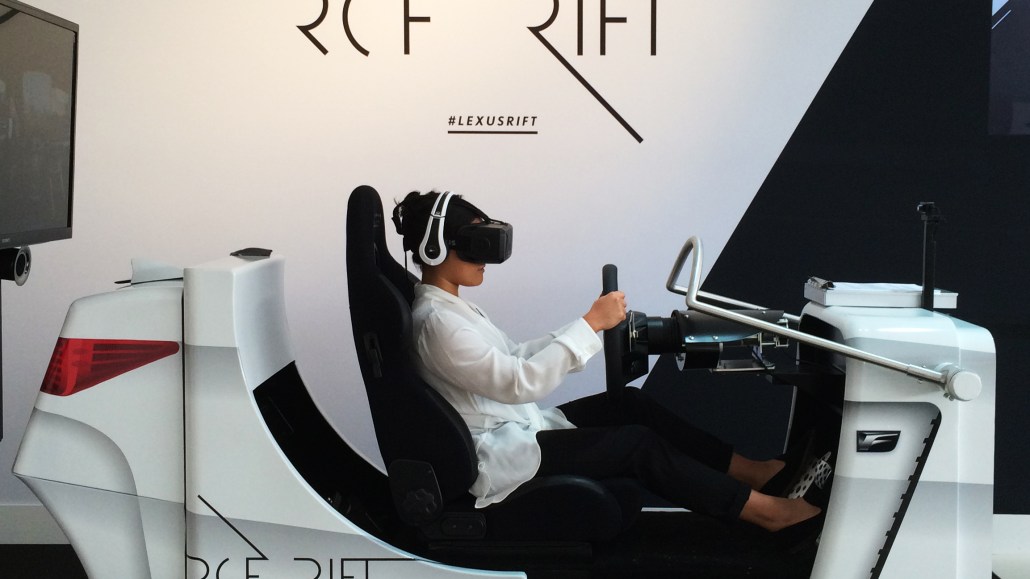 Take An Oculus Rift Test Drive Of The New Lexus Digiday