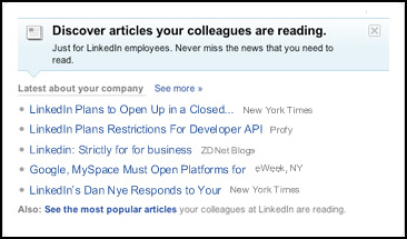 LinkedIn News, LinkedIn's modest first step into media, was just a homepage section filled with headlines.
