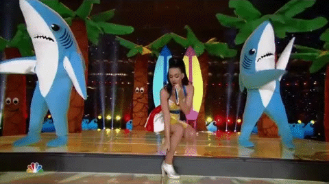 Katy Perry shark dancing