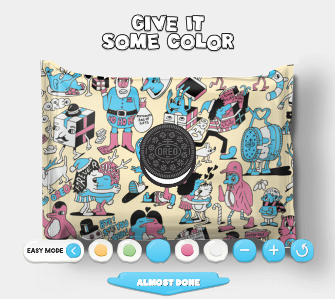 Oreo Colorfilled, the online package customization platform.