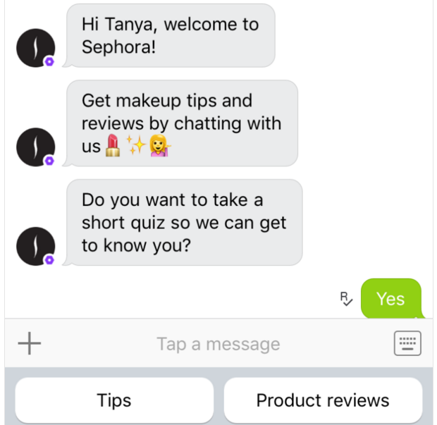 léxico yo Universal Kik me some lipstick: Sephora bets on messaging apps for e-commerce -  Digiday