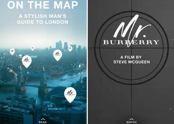 Burberry becomes the first luxury brand to run a Snapchat Discover channel  native ad - Digiday