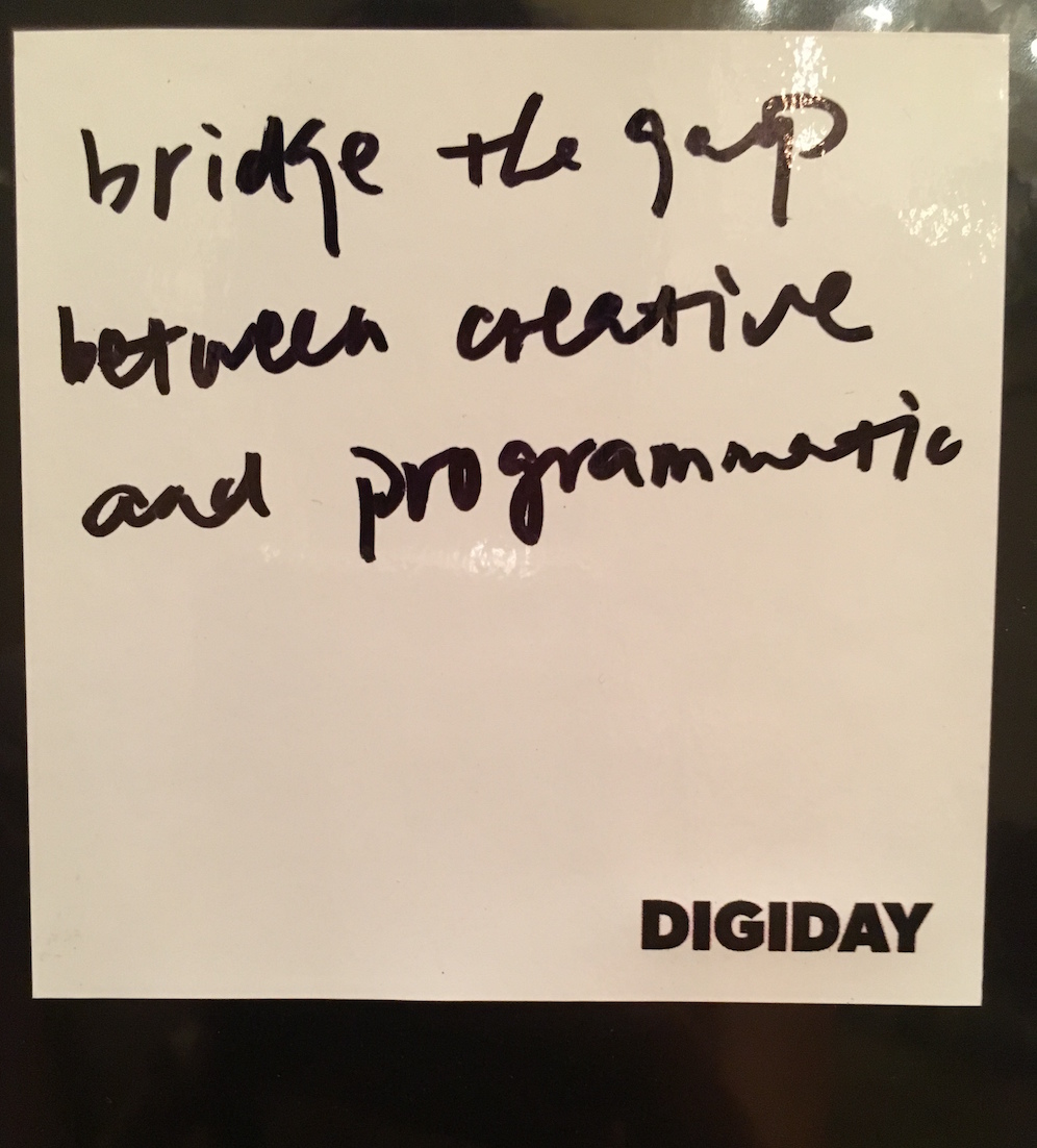 creative and programmatic