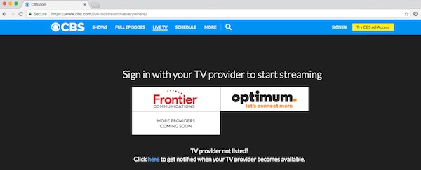 Why do networks want you to log in with a provider to stream their