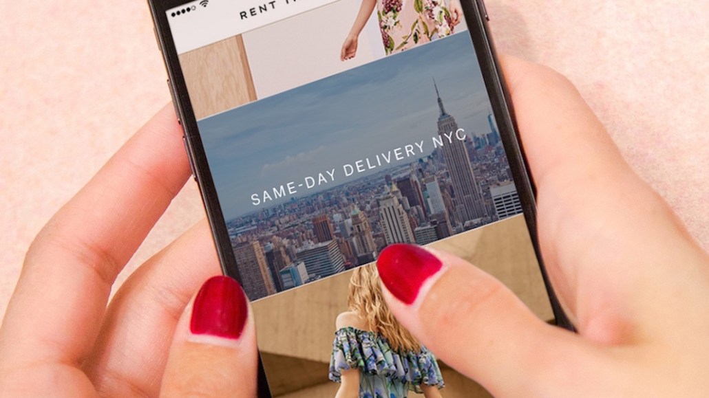 Rent the Runway Launches Same-Day Delivery in New York City