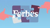 The header image features a set of puzzle pieces that spell out Forbes.