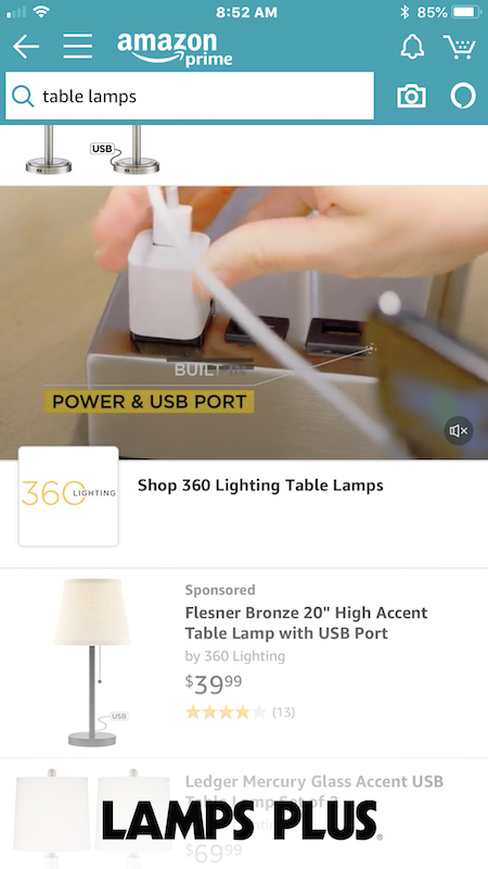 Amazon deals lamps plus