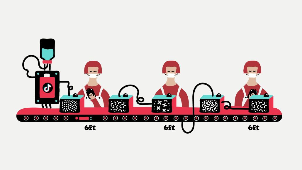 The feature image is an illustration of people working on an assembly line.