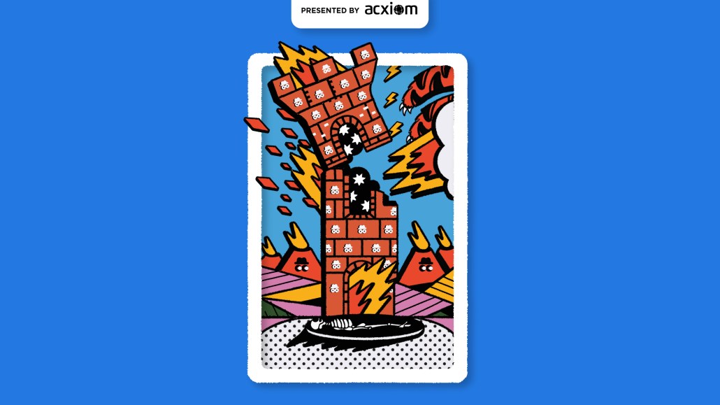 tarot card tower