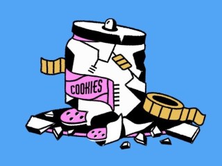 The lead image shows an illustration of a broken cookie jar.
