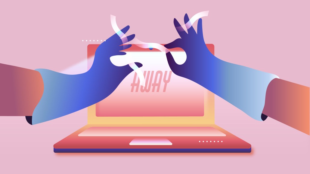 The lead image shows an illustration of two hands putting tape over their laptop's camera.