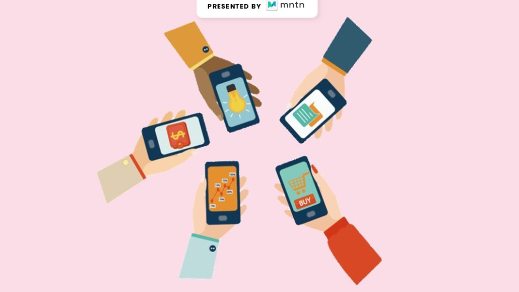 The header image shows a group of hands holding phones.