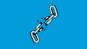 a gif of a broken chain