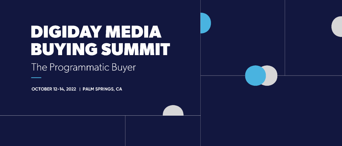 Digiday Media Buying Summit Sponsorship Opportunities October 2022