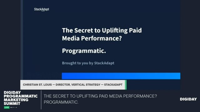 The Secret to Uplifting Paid Media Performance? Programmatic. - Digiday