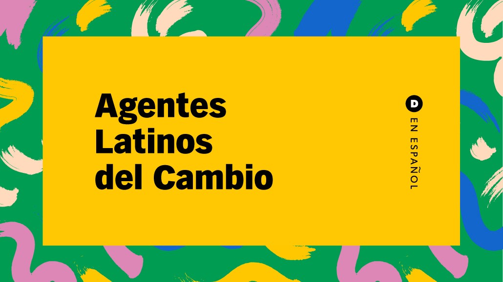 Image with text reading "Agentes Latinos del Cambio"