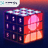 Animated Rubik’s cube showing dollar signs and a user icon, symbolizing audience data monetization and identity solutions in digital publishing.