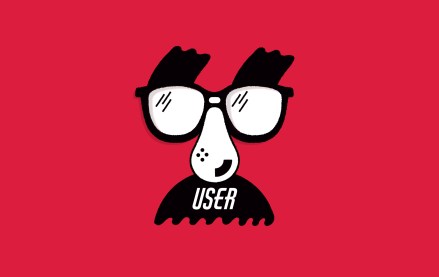 Illustration of a disguised user.